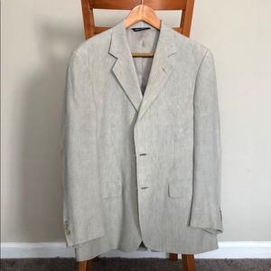 Paul Fredrick Light Gray Blazer.